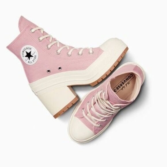 NWOT Converse Chuck 70 DeLuxe Platform Sneakers, Static Pink, Size 7.5 Women's - Picture 4 of 7